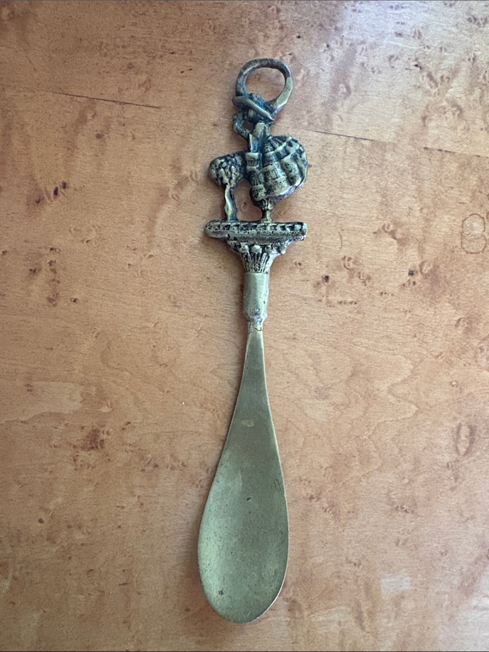 Vintage Brass Shoehorn